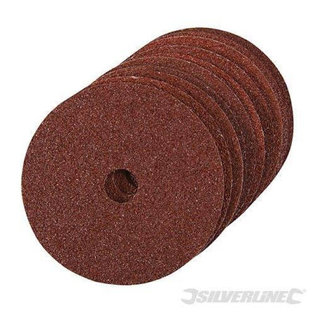 Dischi in fibra rivestiti in resina e in ossido di alluminio per smerigliatrici 100x16mm Silverline