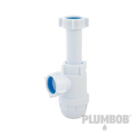 Sifone di Scarico a bottiglia Prolungato da 130-205mm Diametro 32mm per Lavabo Plumbob