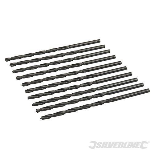 Sei di punte trapano Jobber HSS-R acciaio forgiato alta resistenza Silverline Silverline