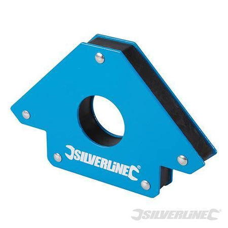 Magnete per saldatura 125mm mantiene lamiere in posizione 45° 90°e 135°  Silverline Silverline