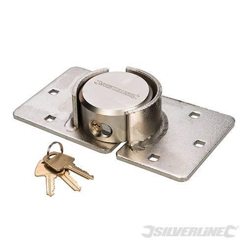 Lucchetto serratura sicurezza antifurto per furgoni camper porte veicoli Silverline 73mm Silverline