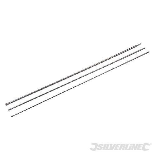 Silverline Set di punte SDS Plus da muratura 3 p.zi da 1500mm Silverline