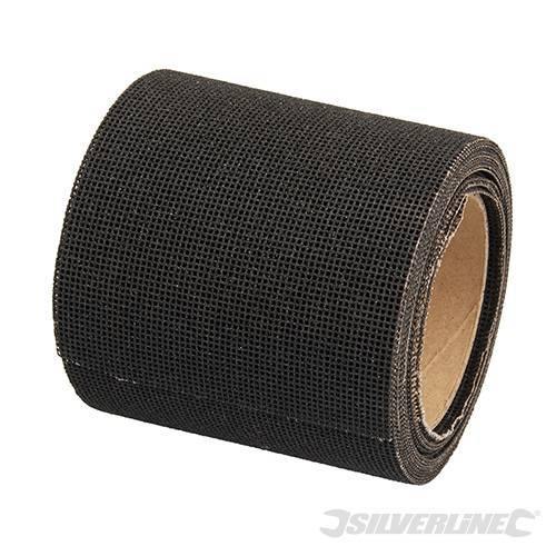 Rotolo in rete di levigatura 5m per cartongesso legno metallo offerta silverline Silverline