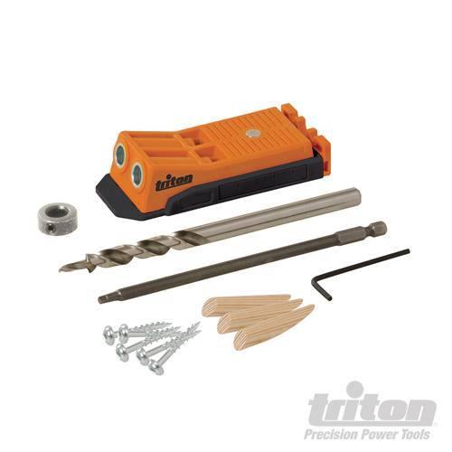Kit Mini-Sistema per Fori a Tasca Triton, Dima per la Lavorazione del Legno Triton
