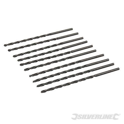 Sei di punte trapano Jobber HSS-R acciaio forgiato alta resistenza Silverline Silverline