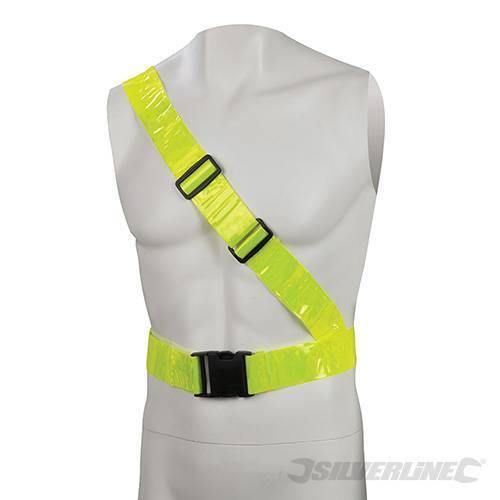 Cintura di sicurezza ad alta visibilità in PVC abbigliamento prezzo silverline Silverline