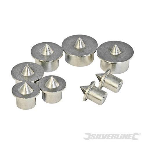 Set di perni con punta centrata per l'allineamento di fori falegnameria silverline Silverline