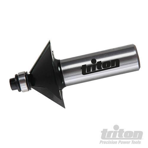 Fresa per smussare 1/2" per legno e pannelli truciolari in carburo di tungsteno triton Triton