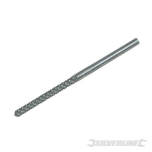 Fresa spirale per taglio piastrelle 3,17 mm Silverline Silverline