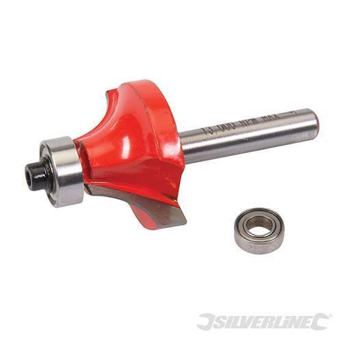 Frese a raggio concavo arrotondata 1/4" in acciaio temprato offerta Silverline