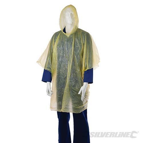 Poncho impermeabile per emergenze piegabile taglia unica Silverline Silverline