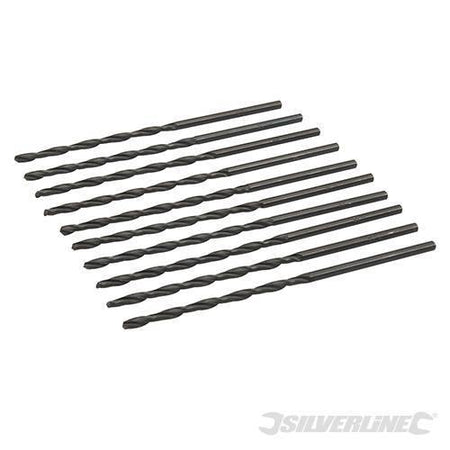 Sei di punte trapano Jobber HSS-R acciaio forgiato alta resistenza Silverline Silverline