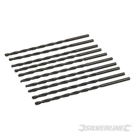 Sei di punte trapano Jobber HSS-R acciaio forgiato alta resistenza Silverline Silverline