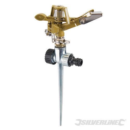 Irrigatore annaffiatore 300 mm da giardino ad impulso su puntale Silverline Silverline