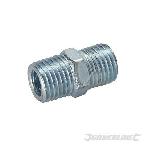 Silverline Raccordo doppio per linee d'aria 2 p.zi per compressori Silverline