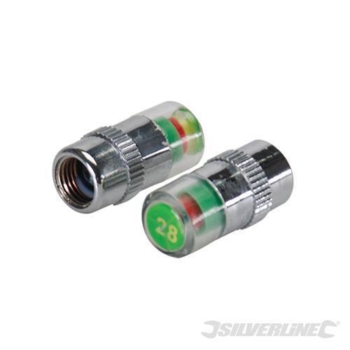 Set di copri tappi per pneumatici Silverline 2 pezzi Silverline