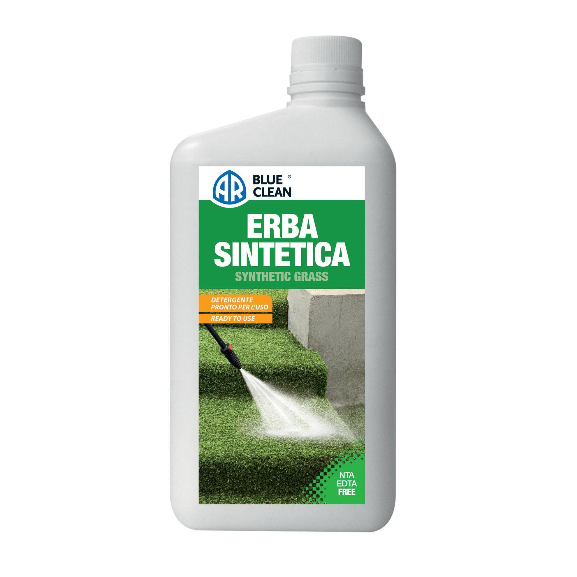 Detergente Erba Sintetica 1L Rimuove Sporco che si Annida alla Base dell'Erbetta AR Blue Clean