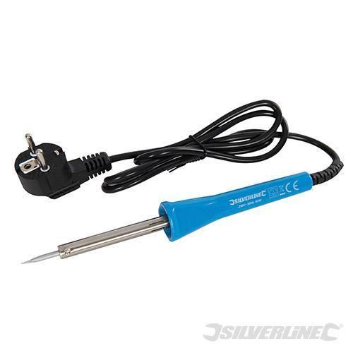 Saldatore per lavori elettrici automobilistici brasatura potenza 40W Silverline Silverline