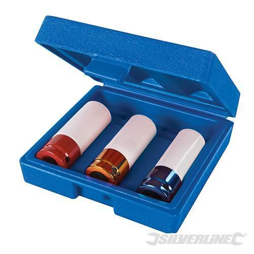 Set bussole per dadi dei cerchi in lega Originale Silverline meccanica 3 pezzi Silverline