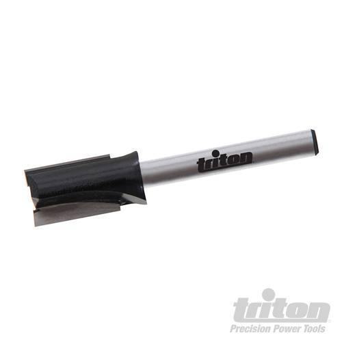 Fresa dritta 1/4" in carburo di tungsteno per legno e pannelli truciolari Triton