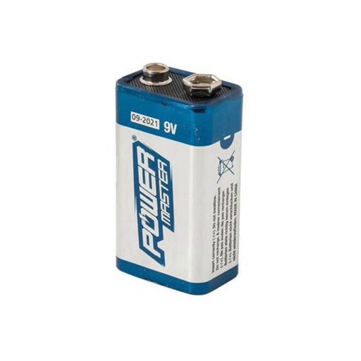 Batterie alcaline 9V super 6LR61 ideali per strumenti elettronici power master Power Master