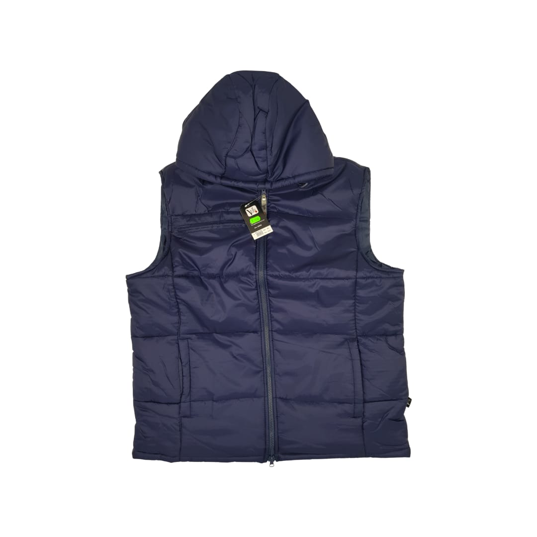 GILET IN NYLON CON CAPPUCCIO COLORI BLU E GRIGIO MODELLO SIRIO VEGA XXL Vega antinfortunistica