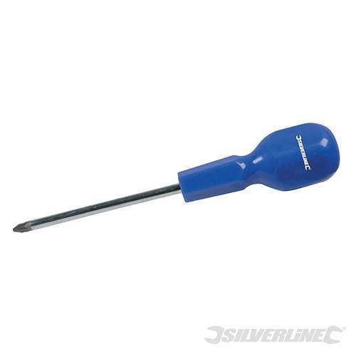 Cacciavite lungo Silverline stella 2 x 100 mm punta in acciaio cromo Silverline