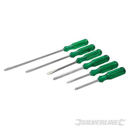 Cacciaviti Silverline set 6Pz ad impatto resistenti cacciavite fisso croce Offerta Silverline