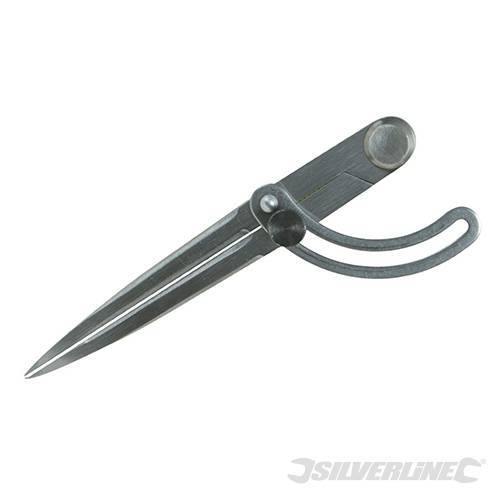Silverline compasso pinza regolazione separatore perni in acciaio 195 mm Silverline