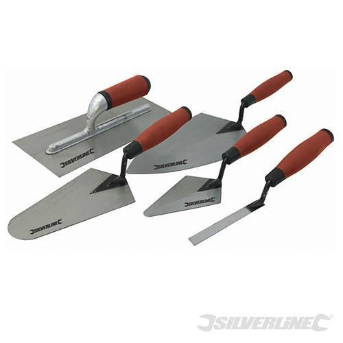 Silverline set 5 Pezzi cazzuole 150 a 280 mm manico ergonomico Prezzo Silverline