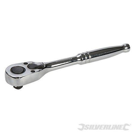 Chiave a cricchetto Silverline in acciaio con sgancio rapido 3/8" / 202 N m Silverline