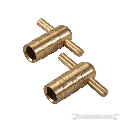 Chiave 2pz Silverline per spurgo termosifoni in ottone valvola termosifone Prezzo Silverline