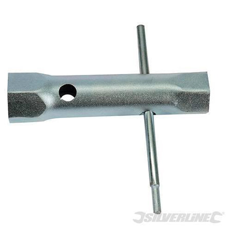 Chiave a tubo Silverline doppio attacco in acciaio per montaggio lavandini 27/32 mm Prezzo Silverline