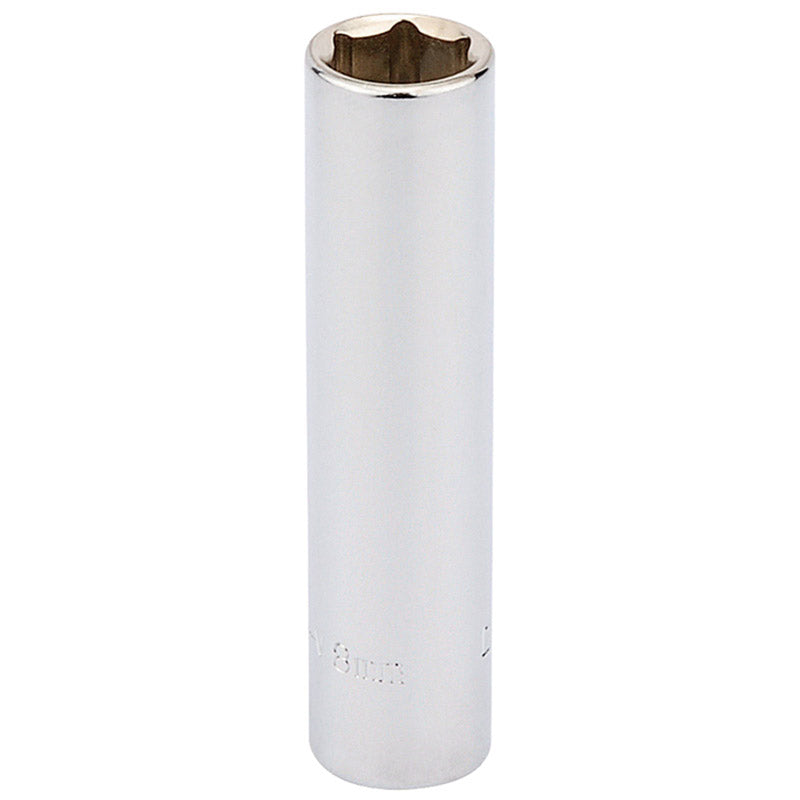 Inserti chiave lunghe a bussola 6 punti 1/4 da 7mm a 13mm a scelta in acciaio Draper tools Draper tools