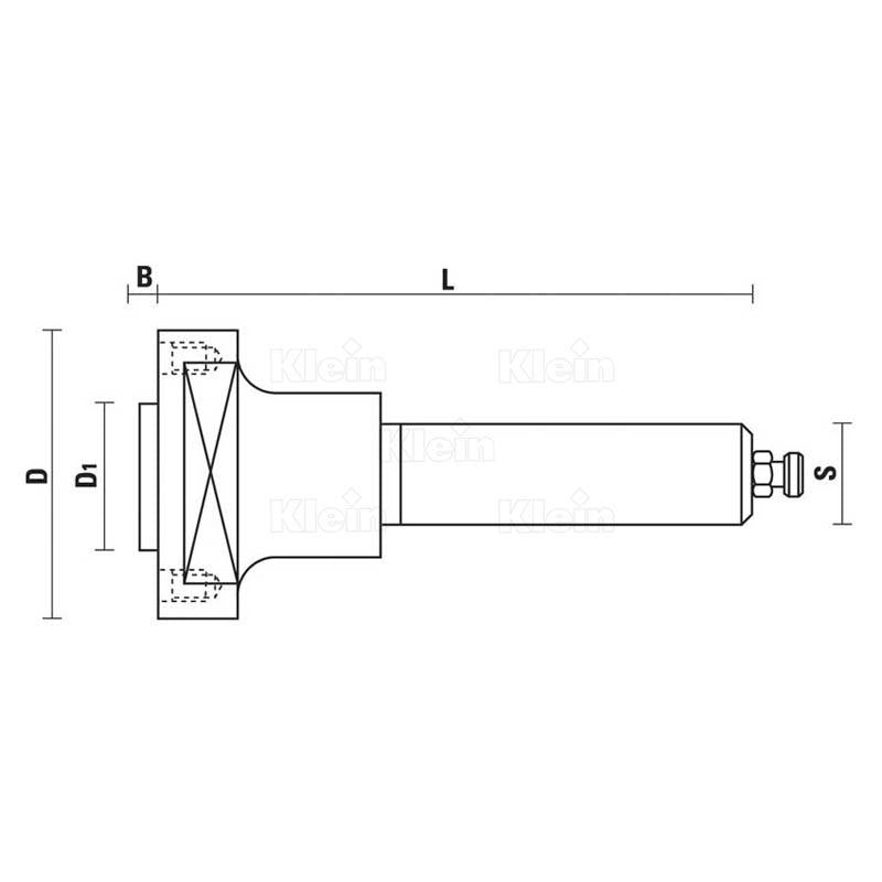 KLEIN ADATTATORE PER SEGHE CIRCOLARI T128 Klein