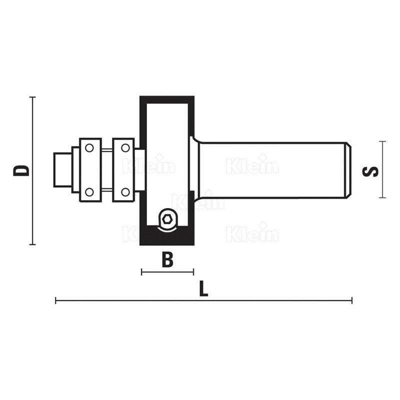 KLEIN FRESE CON COLTELLINI HW PER GRADINO Z=2 WE150 Klein