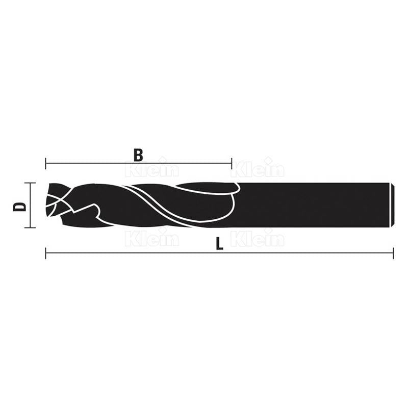 KLEIN FRESE HW INTEGRALE A DOPPIA ELICA Z=2+2 (Rot. SX) T156 Klein