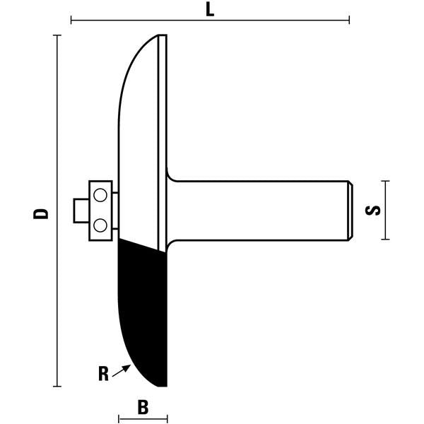 KLEIN FRESE HW SAGOMATE PER PIATTABANDE Z=2 E178 - G178 Klein