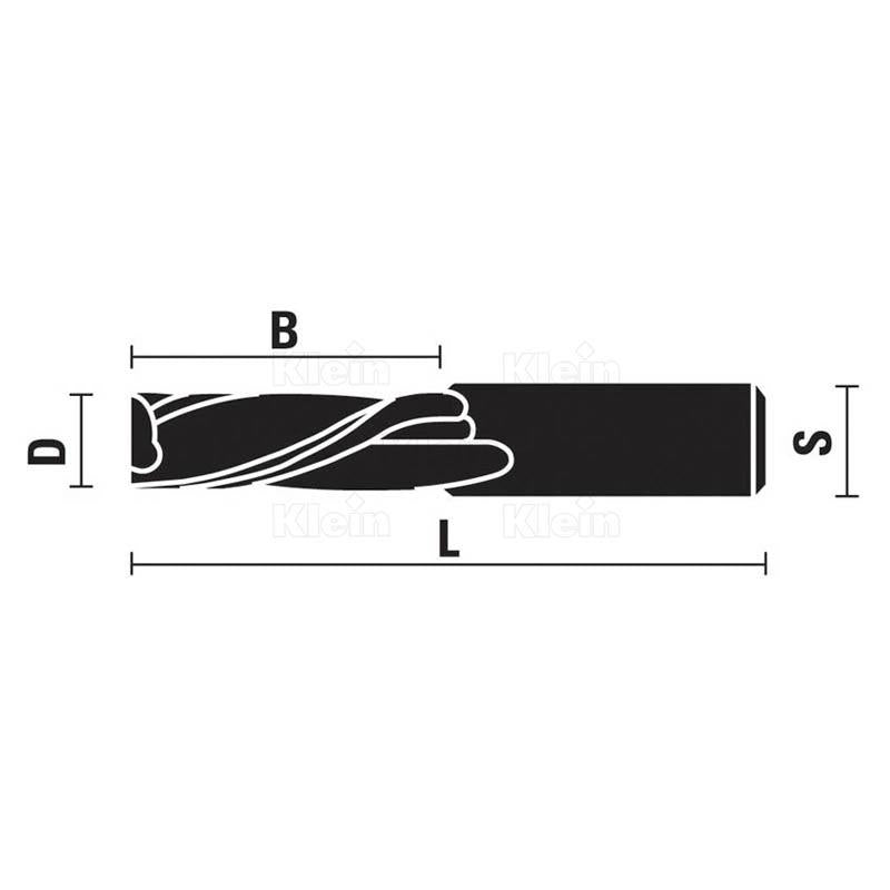 KLEIN FRESE S=8 HW INTEGRALE ELICA SINISTRA Z=2 T163 Klein