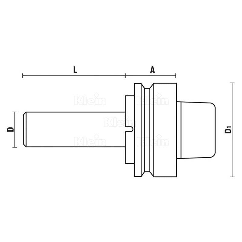 KLEIN PORTAFRESE CONO HSK63F T128 Klein