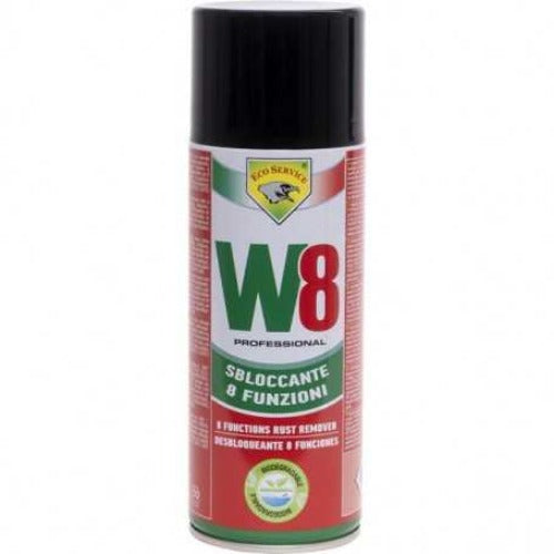W8 Sbloccante biodegradabile otto funzioni spray 400 ml eco service alta qualità Eco Service