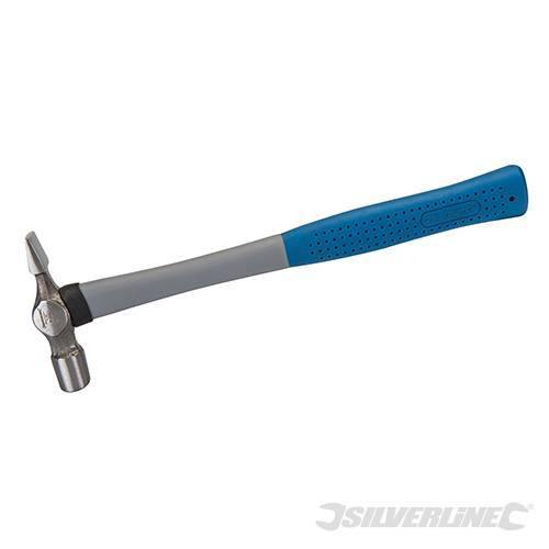 Martello da carpentiere Silverline testa perno in acciaio copertura in gomma Silverline