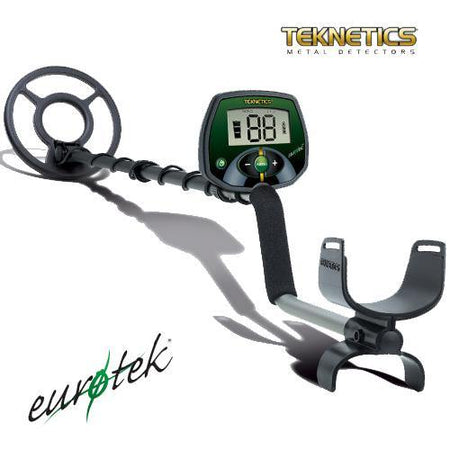 Metal detector Teknetics Eurotek 8" ricerca Ferro Monete Metalli Argento Teknetics