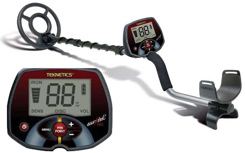 Metal detector Teknetics Eurotek Pro 8" ricerca Oro Monete Metalli Argento Teknetics
