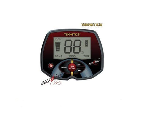 Metal detector Teknetics Eurotek Pro 8" ricerca Oro Monete Metalli Argento Teknetics
