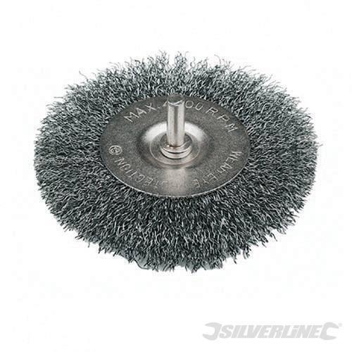 Set 5 Spazzole Per Saldatura Silverline - Setole Ondulate, Manico Metallo, 25 Mm - Foto 8