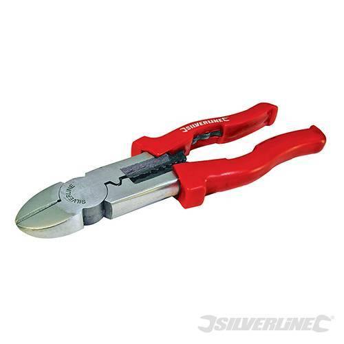 Pinza cesoia Silverline 200mm acciaio cromo maniglie antiscivolo Offerta Silverline