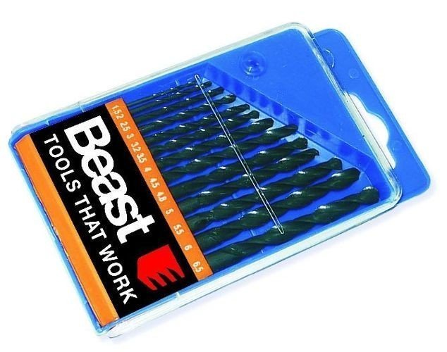SET DI PUNTE DA TRAPANO PER METALLO 1,5-6,5 mm HSS 13 PZ. BEAST Beast