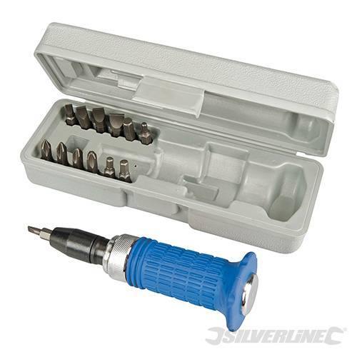 Set Silverline cacciavite con impugnatura morbida 14 pezzi attacco 1/2" Prezzo Silverline