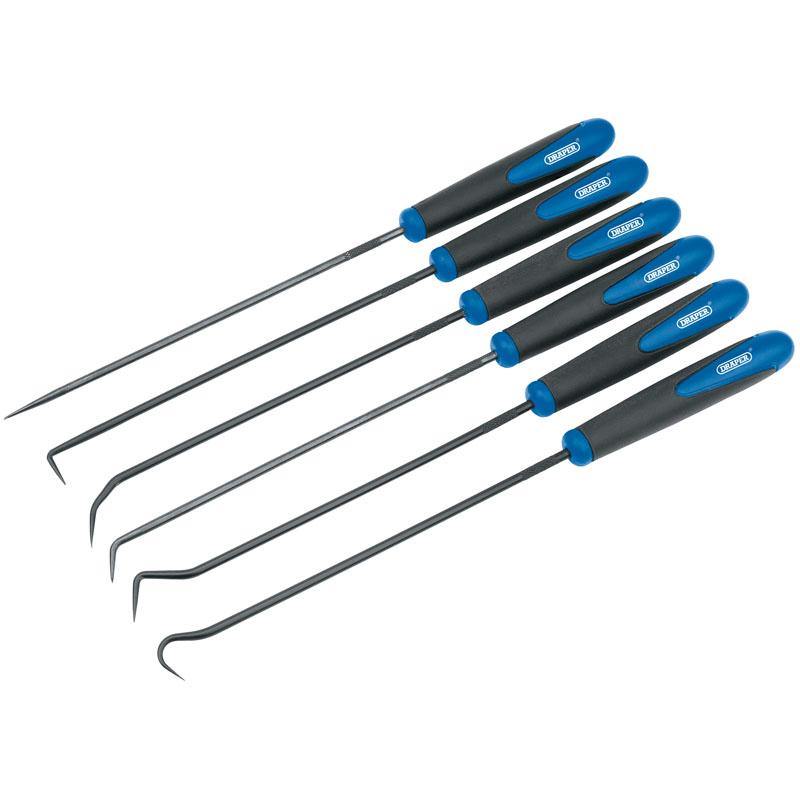 Set di Ganci e Uncini Prolungati 6 pezzi Acciaio Draper Draper tools